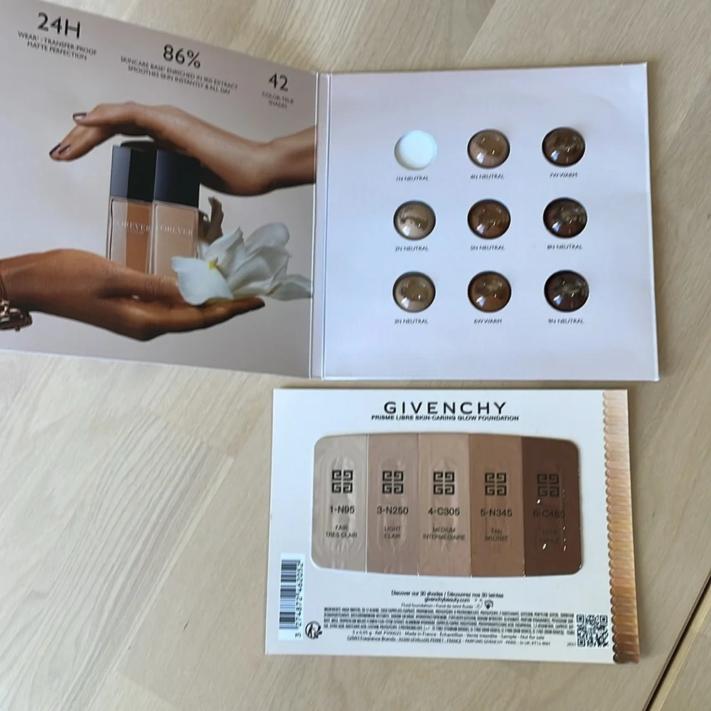 NIP Foundation Sampler - Bobbi Brown, NARS, DIOR, Givenchy, YSL
